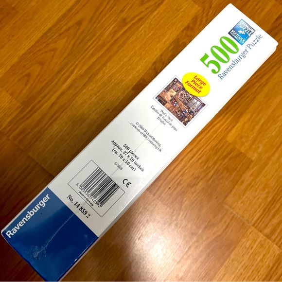 New Ravensburger Dad's Shed 500 pc jigsaw puzzle large format Sealed 148592 - Picture 2 of 3